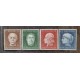 ALEMANIA OCCIDENTAL 1954 Yv 76/9 SERIE COMPLETA NUEVA MINT 70 EUROS